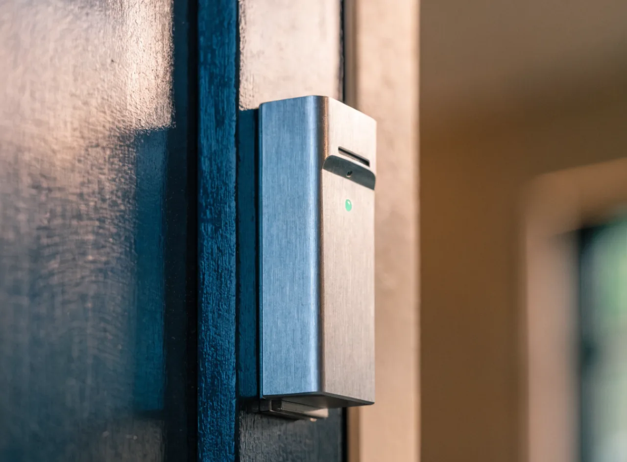 Keyless entry reader detail.